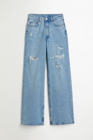 Wide High Jeans