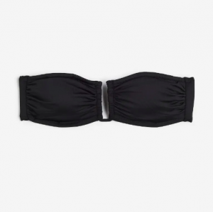 Wattiertes Bandeau-Bikinitop