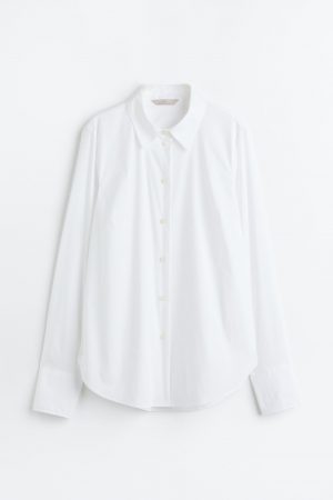 Bluse aus Baumwollmischung