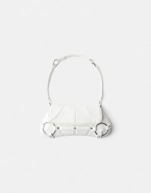 Schultertasche Doppelringe
