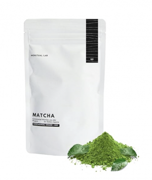matcha powder I used (70g! and deep green)